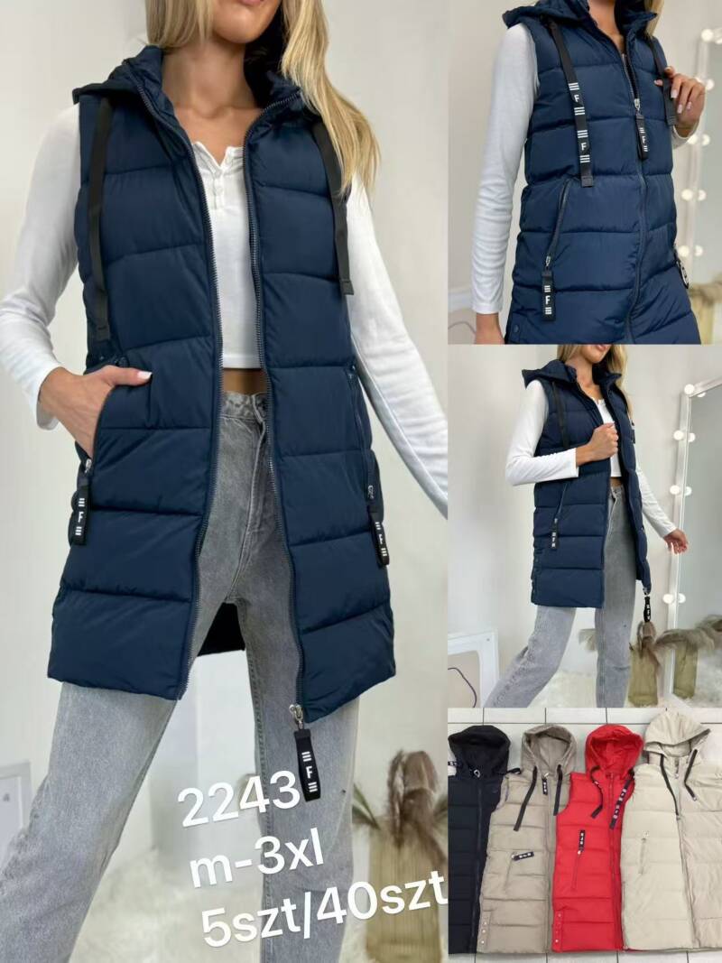Kamizelki damskie Roz M-3XL, 1 Kolor Paczka 5 szt